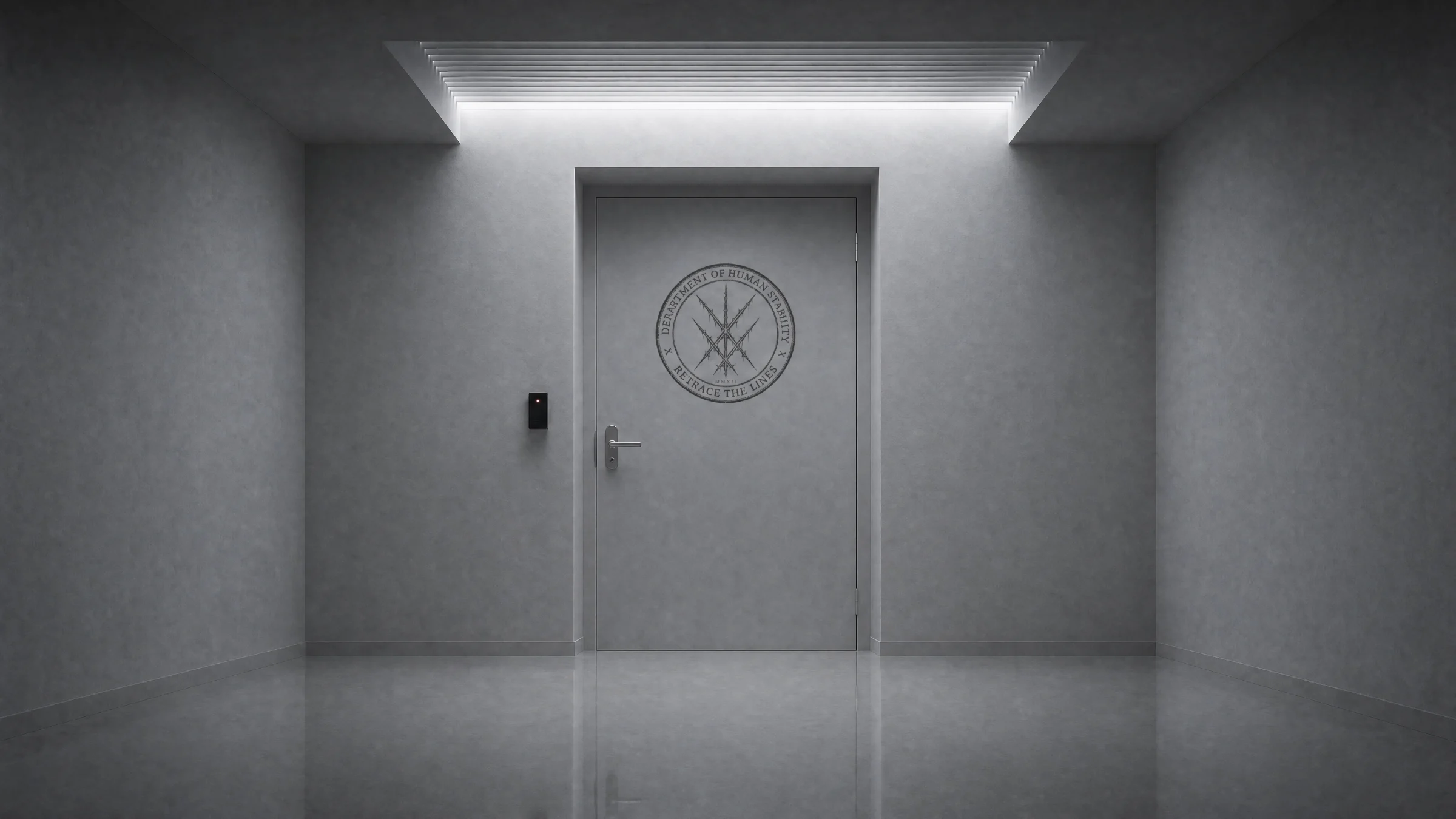 Sealed observation door — Department of Human Stability